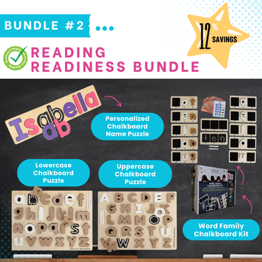 Reading Readiness Bundle- Reading Readiness Bundle | Pre-Literacy Learning Set for Autism Support | Early Reading Development Tools (Ages 3-7)
